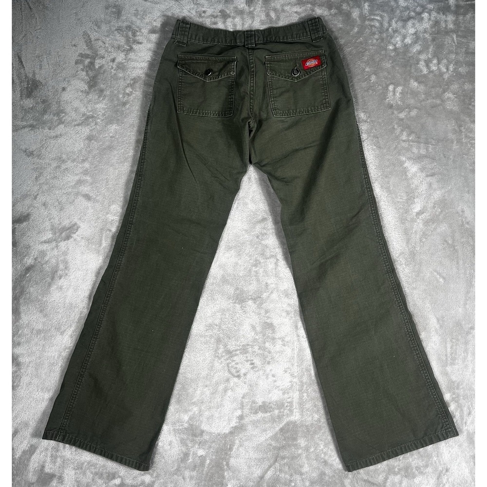 Dickies Cargo Pants Womens 22W Relaxed bootcut Baggy 90s Grudge Military *read - Picture 4 of 11